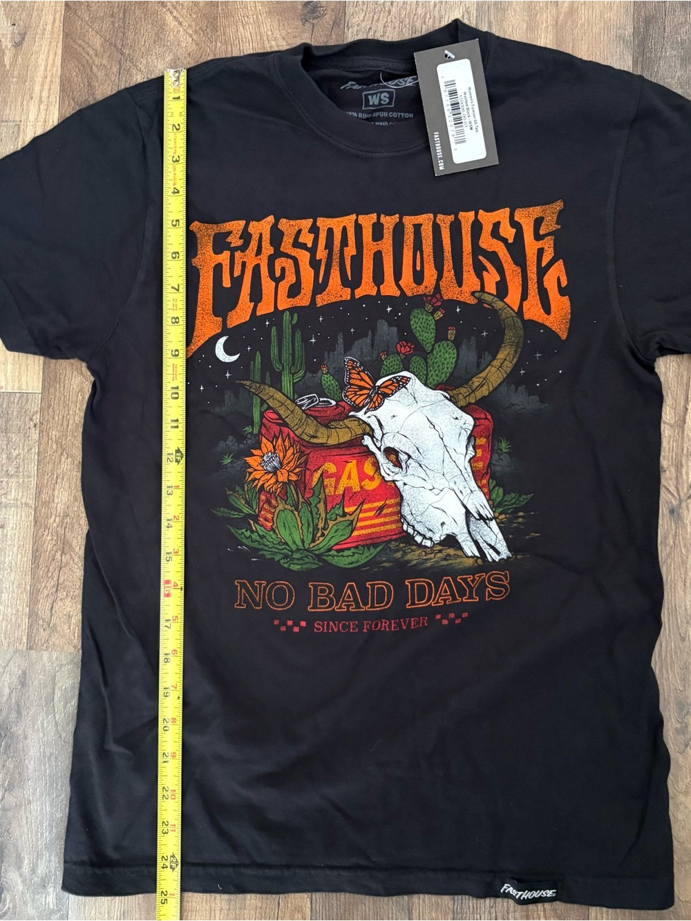Fasthouse Black Graphic Tee - "No Bad Days" - Picture 6 of 6